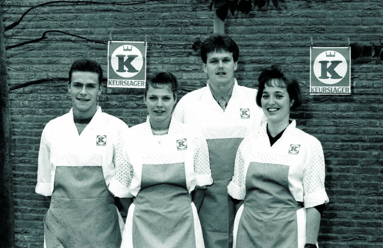 Het team van Van Strien in 1993