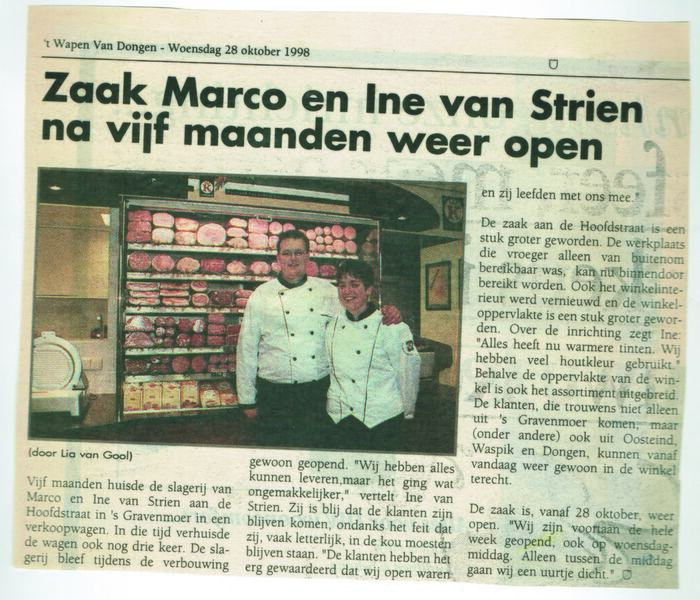Opening nieuwe winkel